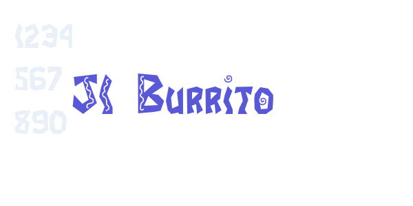 JI Burrito font free