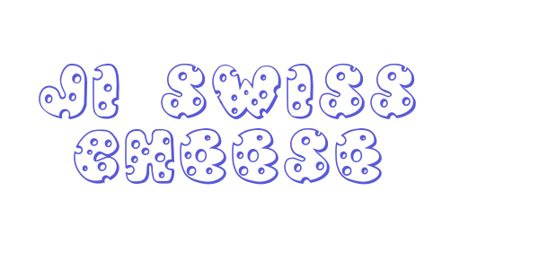 JI Swiss Cheese font free