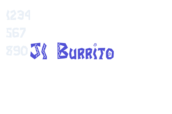 JI Burrito Font Download