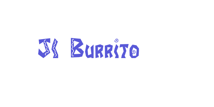 JI Burrito Font Download