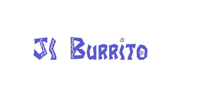 JI Burrito Font