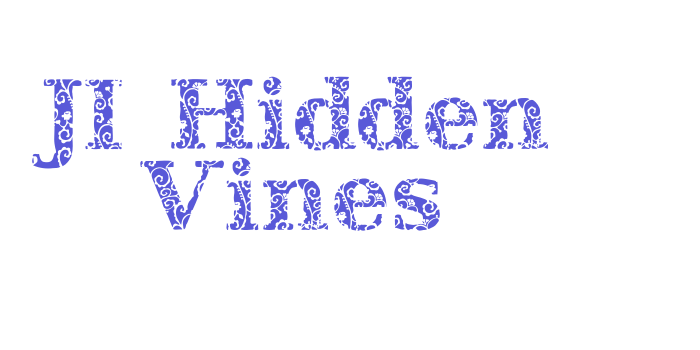 JI Hidden Vines Font Download