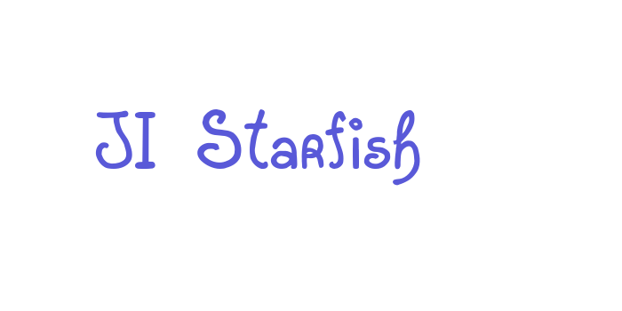 JI Starfish Font Download