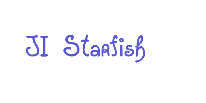 JI Starfish Font