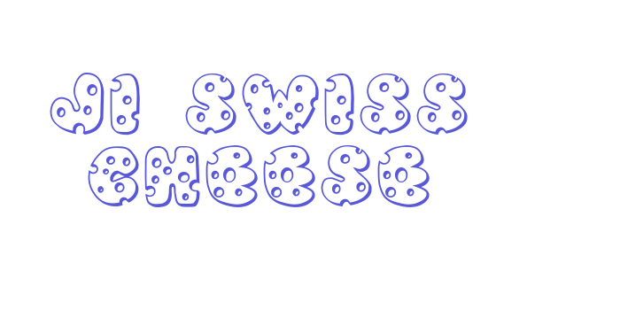 JI Swiss Cheese Font Download