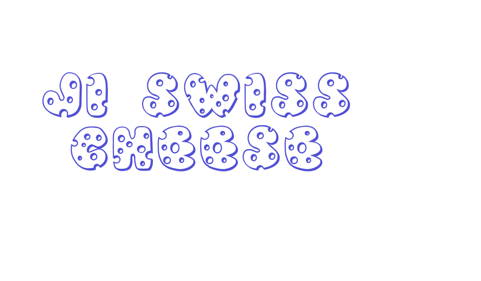 JI Swiss Cheese-font-download