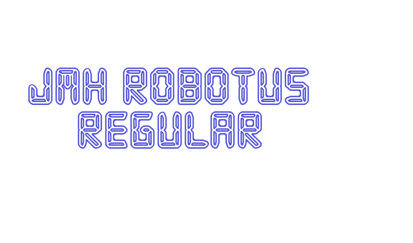 JMH Robotus Regular Font Download