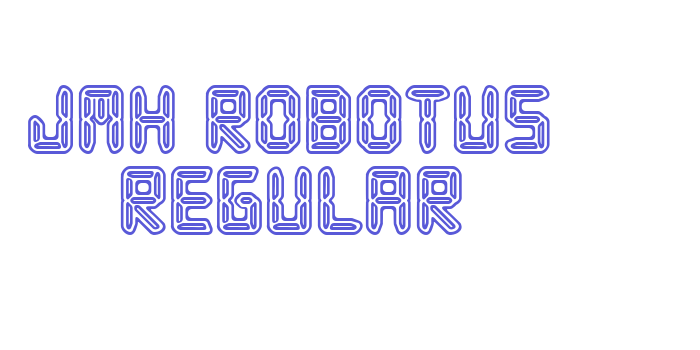 JMH Robotus Regular Font Download