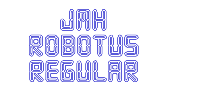 JMH Robotus Regular Font