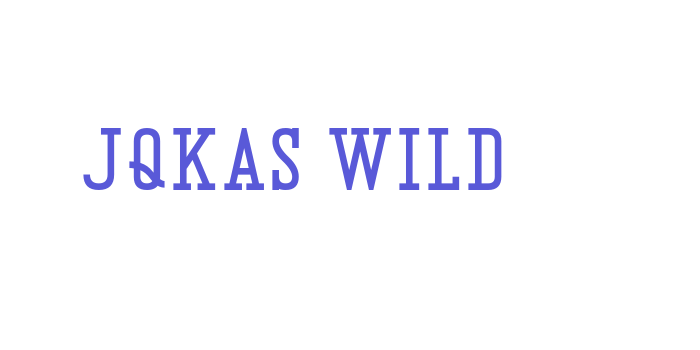 JQKAs Wild Font Download