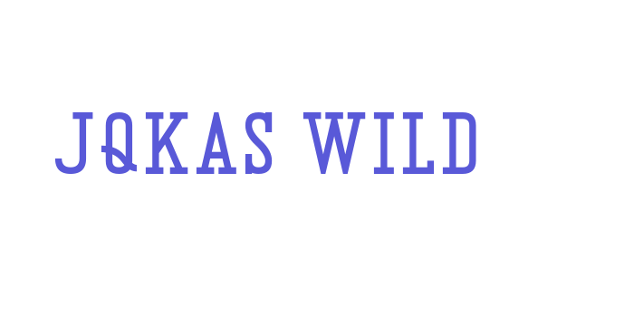 JQKAs Wild Font