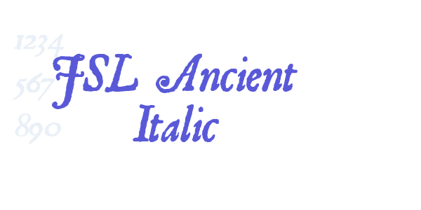 JSL Ancient Italic font free