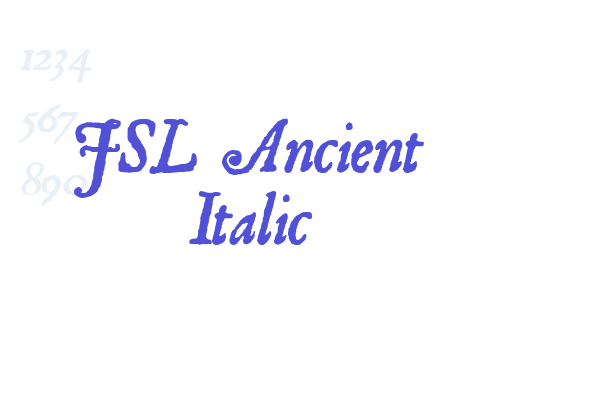 JSL Ancient Italic Font Download