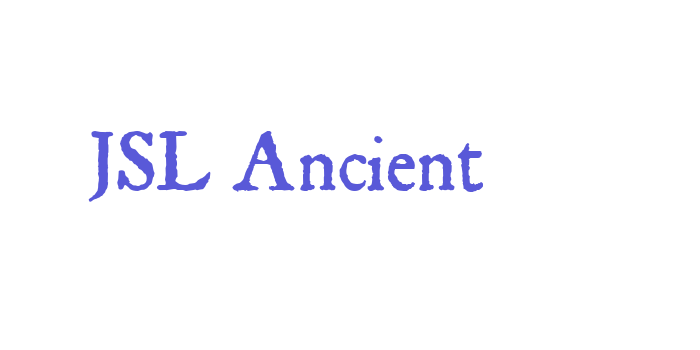 JSL Ancient Font Download