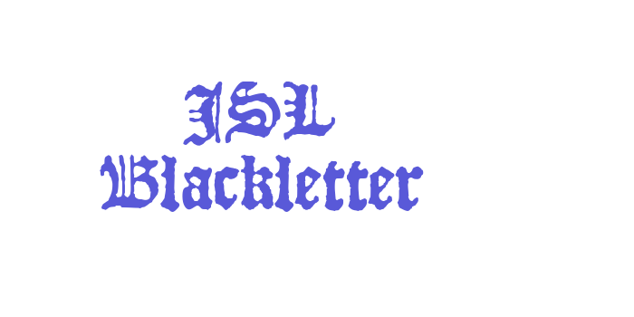 JSL Blackletter Font Download