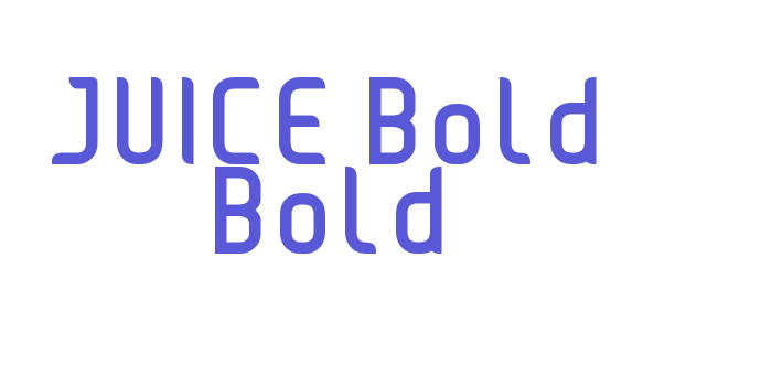 JUICE Bold Bold Font Download