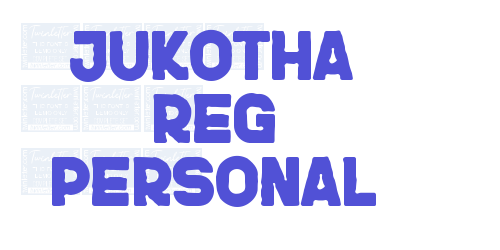 JUKOTHA Reg Personal