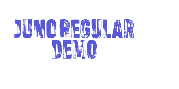 JUNO-Regular Demo Font Download