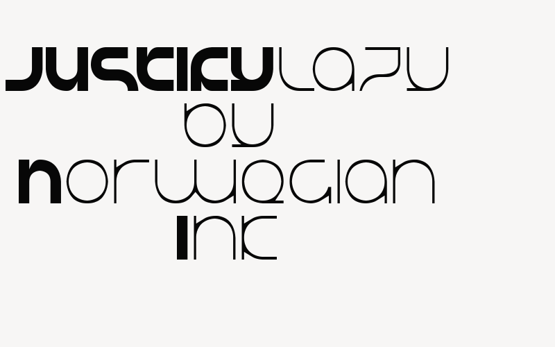 JUSTIFYlazy by Norwegian Ink Font