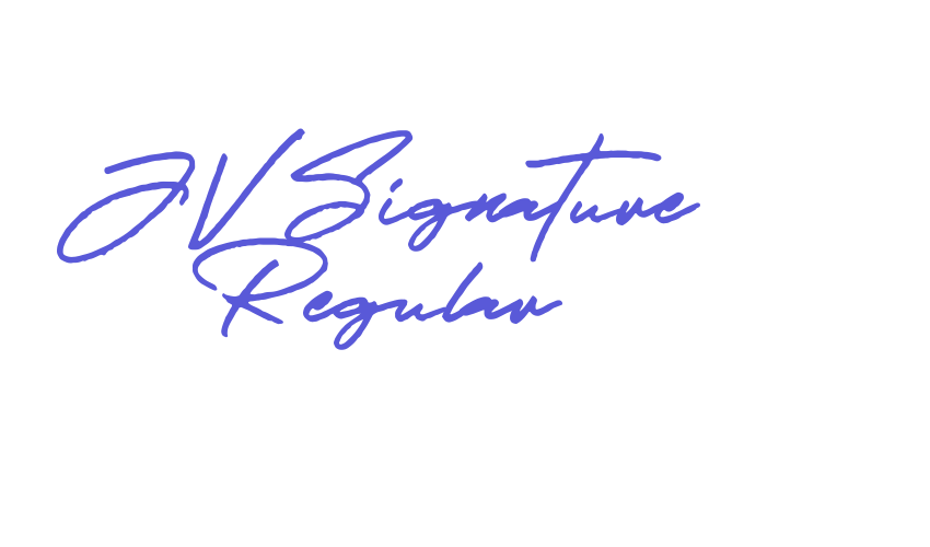 JV Signature Regular Font Download