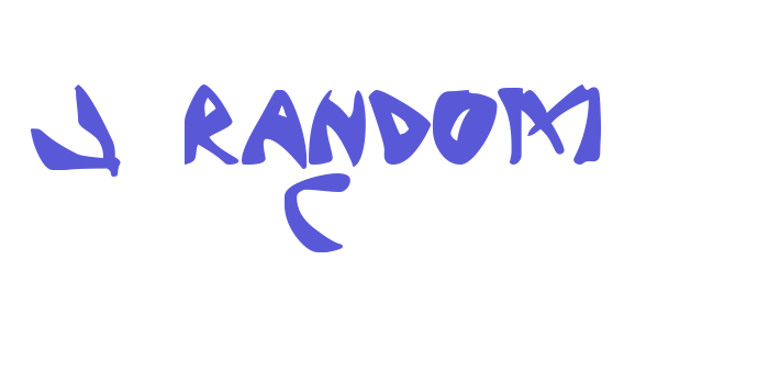 J Random C Font Download