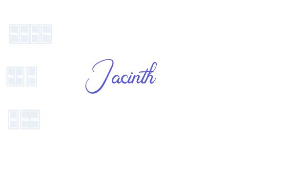 Jacinth Font