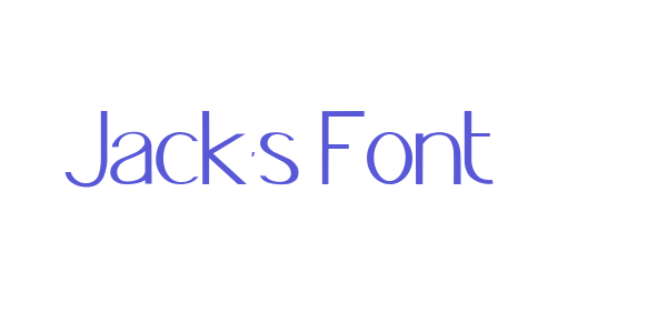 Jack’s Font font