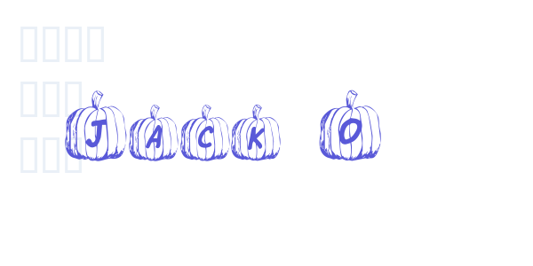 Jack O font free