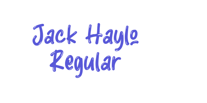 Jack Haylo Regular Font