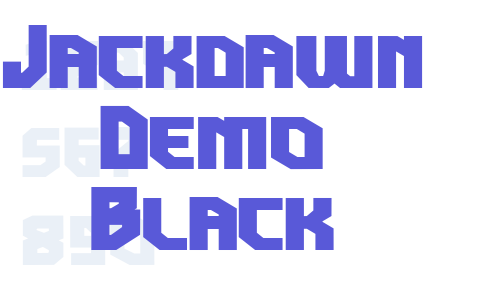 Jackdawn Demo Black Font Download