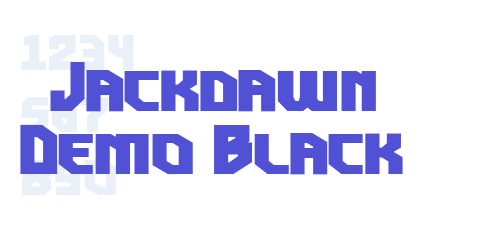 Jackdawn Demo Black-font-download