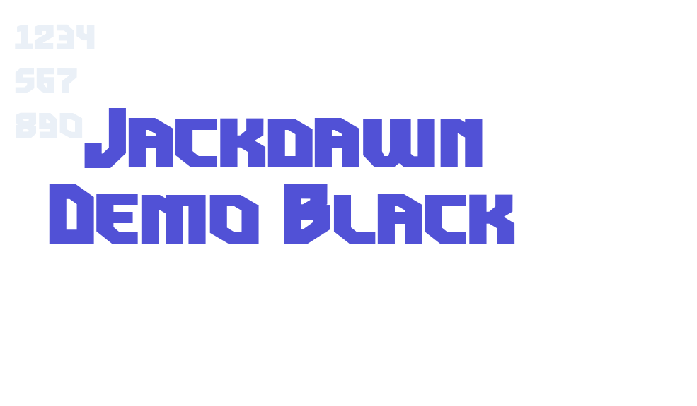 Jackdawn Demo Black-font-download