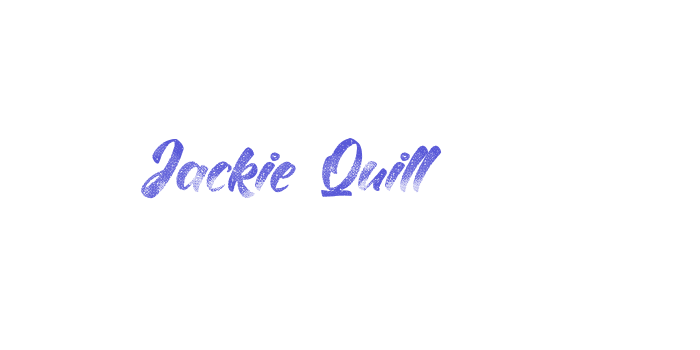 Jackie Quill Font Download