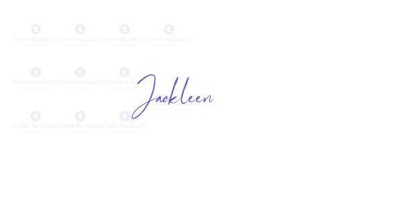 Jackleen font