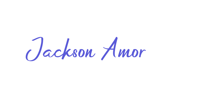 Jackson Amor Font