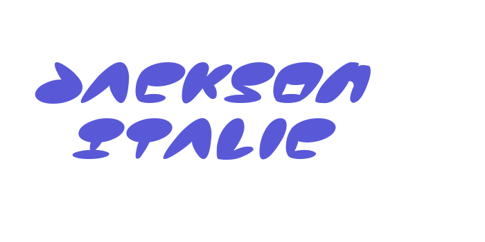 Jackson Italic Font Download