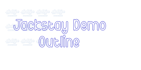 Jackstay Demo Outline font free