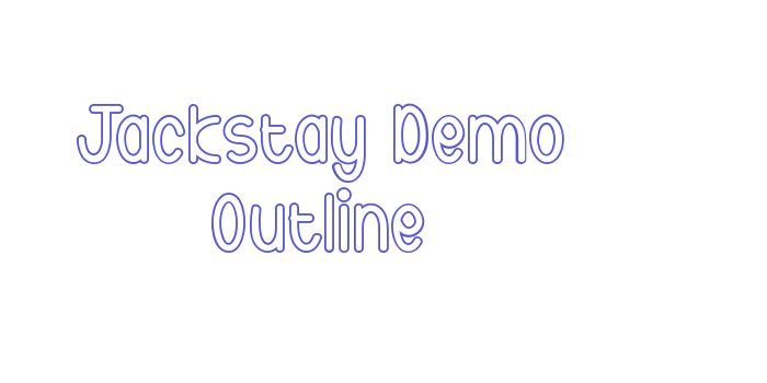 Jackstay Demo Outline Font Download