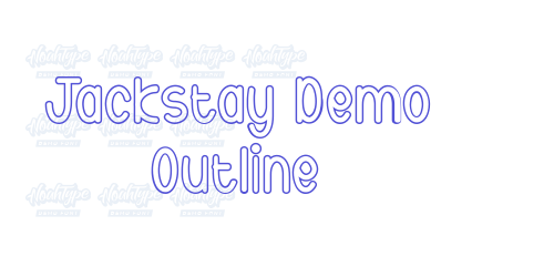 Jackstay Demo Outline-font-download