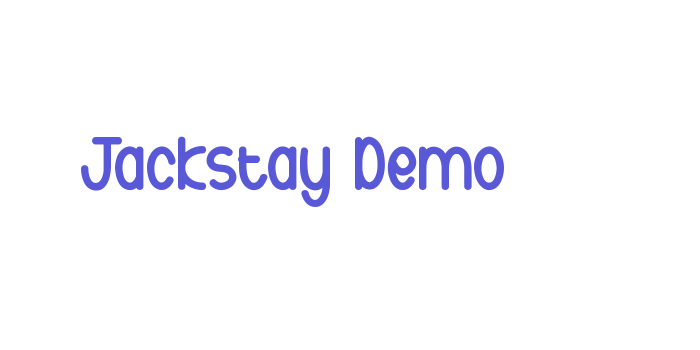 Jackstay Demo Font Download