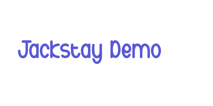 Jackstay Demo Font