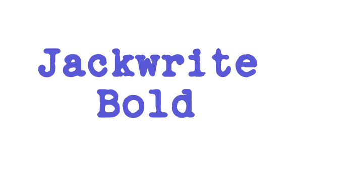 Jackwrite Bold Font Download