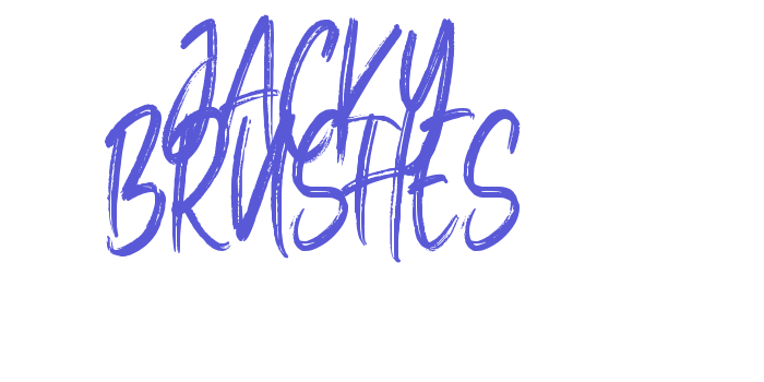 Jacky Brushes Font Download