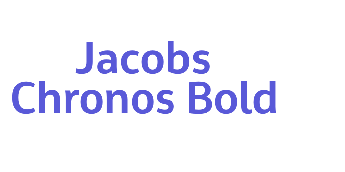 Jacobs Chronos Bold Font Download