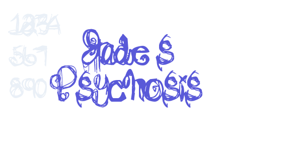 Jade’s Psychosis font free