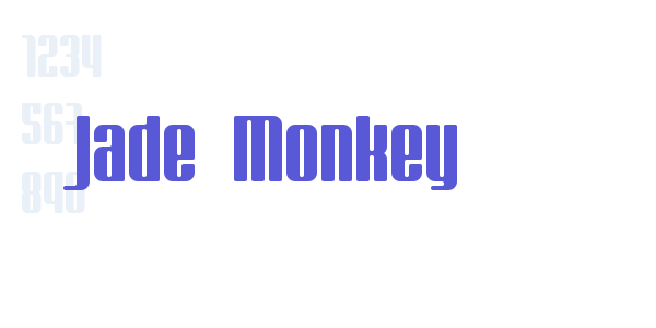 Jade Monkey font free