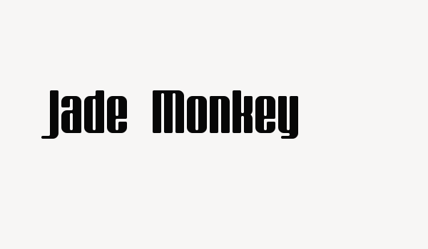 Jade Monkey Font