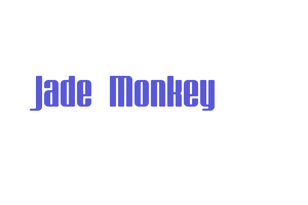 Jade Monkey Font