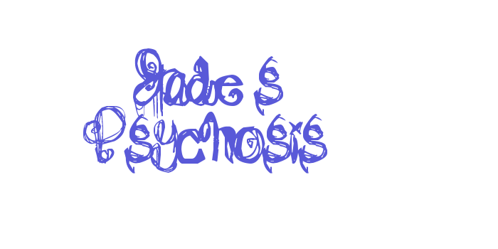 Jade’s Psychosis Font Download