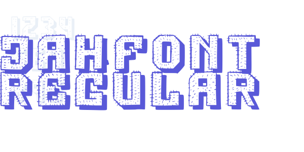 Jahfont Regular font free